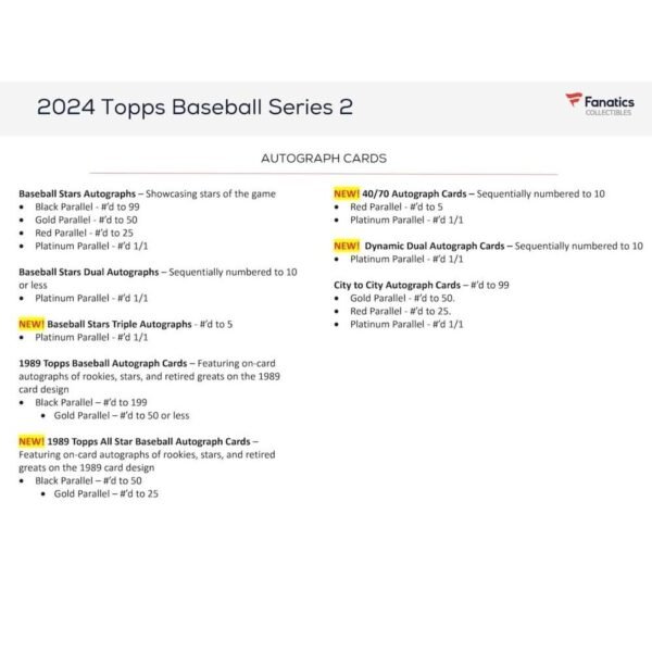 2024 Topps Series 2 Baseball Retail Display Box