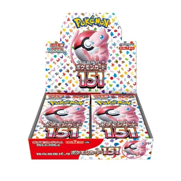 612gtA-X60L Pokemon Card Game Scarlet & Violet Enhanced Expansion Pack Pokemon Card 151 Booster Box (Japanese) - 20 Packs