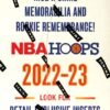 2022 2023 Panini HOOPS Basketball Blaster Box of Packs (90 Cards) with Possible Exclusive Inserts including Rise and Shine Memorabilia Cards