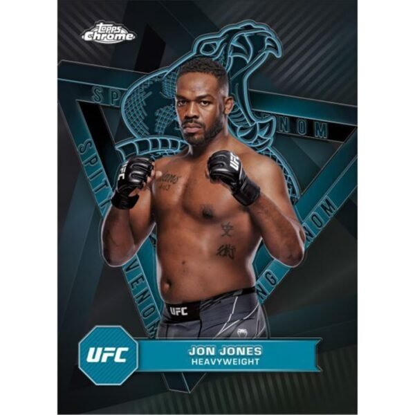Topps UFC Chrome 2024 - Mega Box: 48 Collectible Trading Cards - Unisex - Multicolor Parallels - 1 Autograph Guaranteed