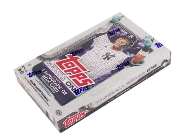 2025 Topps Series 1 Baseball Trading Card MLB Hobby 20 Pack Box (1 Autograph or Relic)