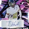 71OyfauyaxL 2024 Leaf Vivid Football Hobby Trading Card Box 5 Autographs