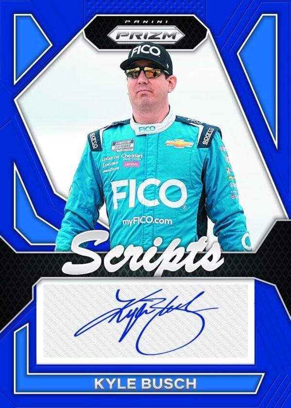 2024 Panini Prizm NASCAR Racing Hobby Trading Card Box (3 Autographs Per Box)